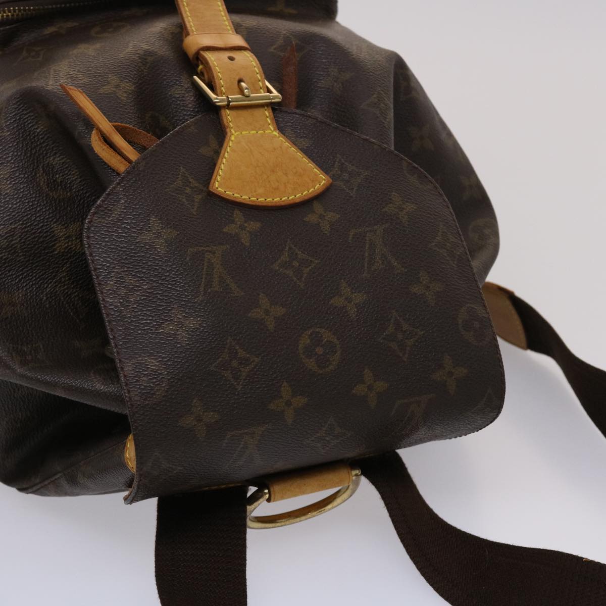 LOUIS VUITTON Monogram Montsouris GM Backpack M51135 LV 45662
