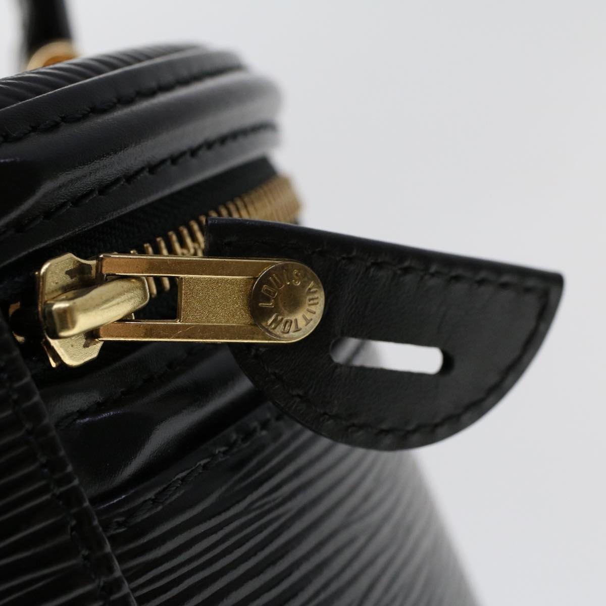 LOUIS VUITTON Epi Cannes Hand Bag Black M48032 LV 45665
