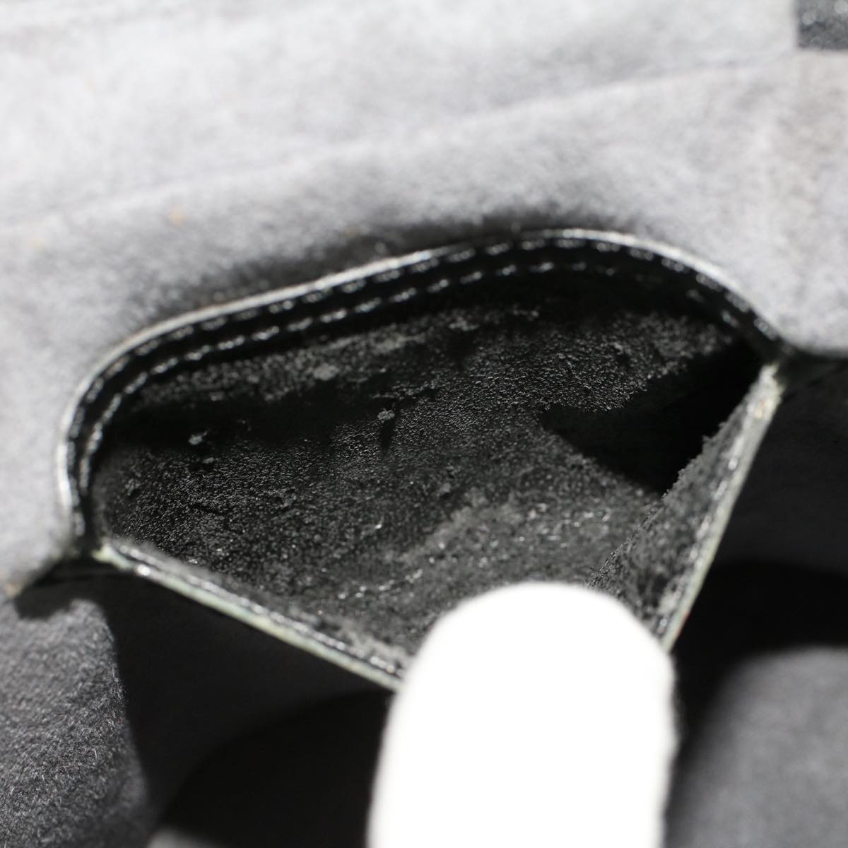 LOUIS VUITTON Epi Cannes Hand Bag Black M48032 LV 45665