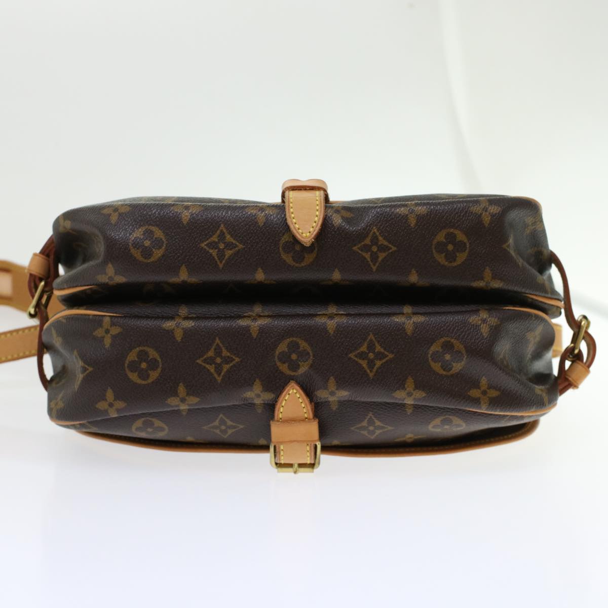LOUIS VUITTON Monogram Saumur 30 Shoulder Bag M42256 LV 45666A
