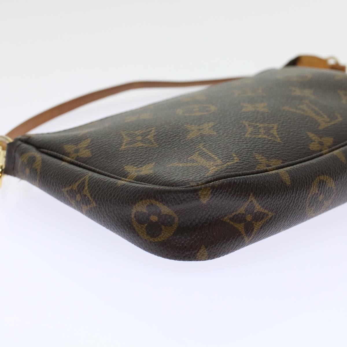 LOUIS VUITTON Monogram Pochette Accessoires Pouch M51980 LV 45667