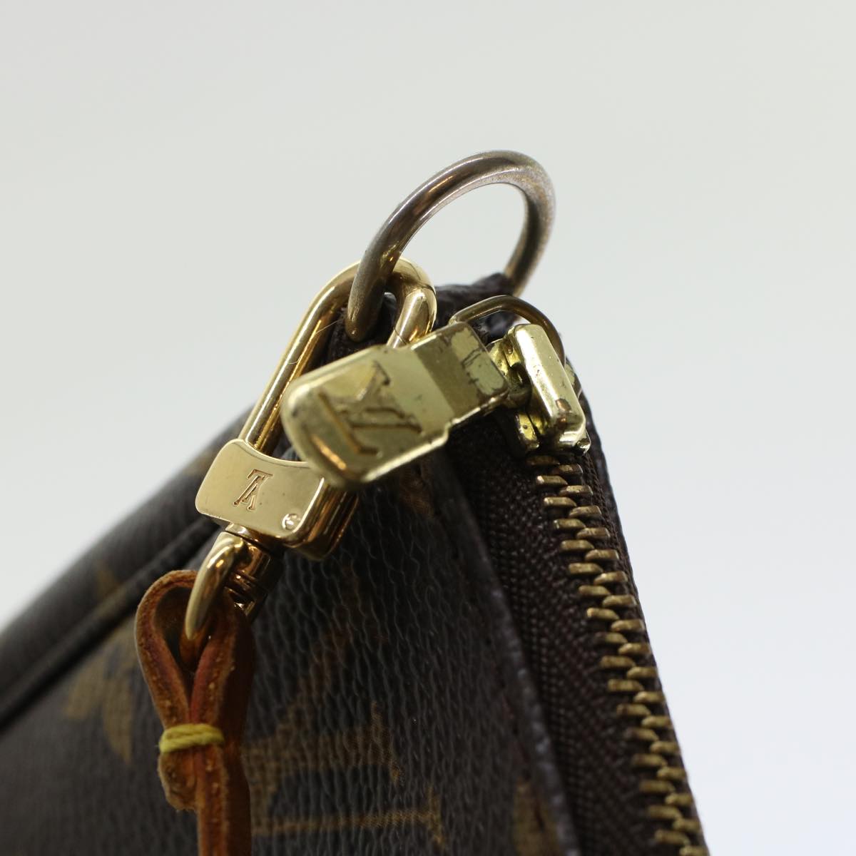 LOUIS VUITTON Monogram Pochette Accessoires Pouch M51980 LV 45667