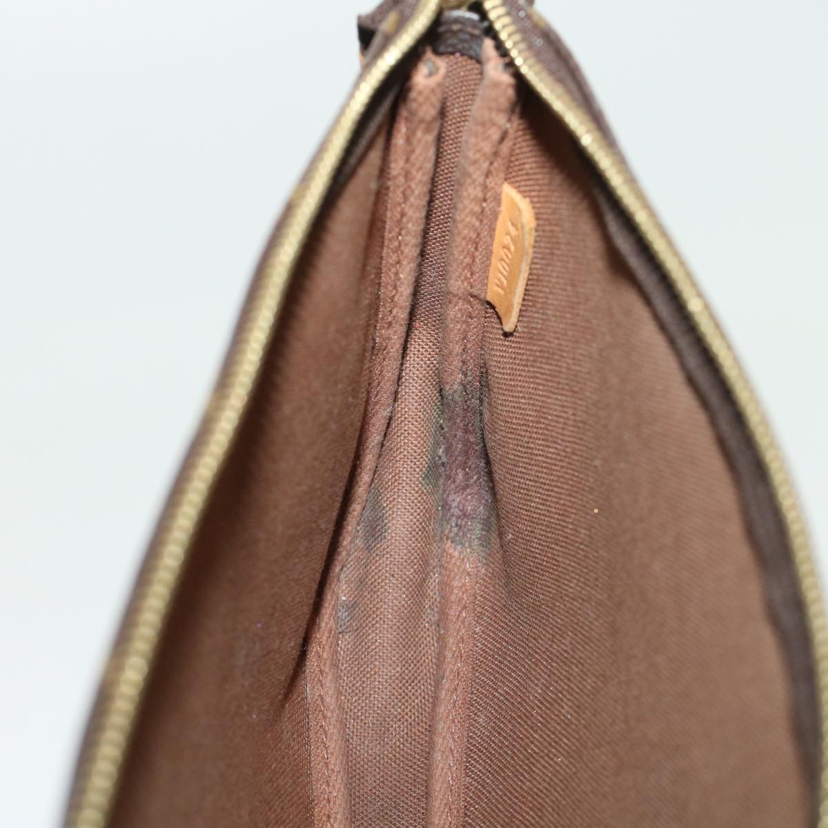 LOUIS VUITTON Monogram Pochette Accessoires Pouch M51980 LV 45667