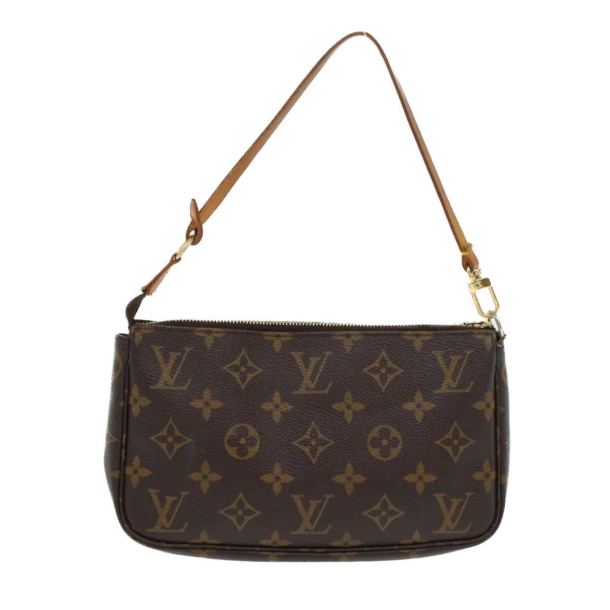 LOUIS VUITTON Monogram Pochette Accessoires Pouch M51980 LV 45667