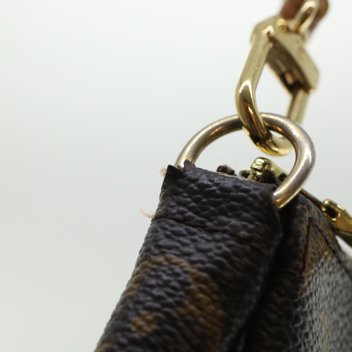 LOUIS VUITTON Monogram Pochette Accessoires Pouch M51980 LV 45667
