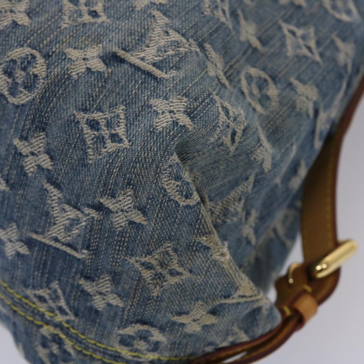 LOUIS VUITTON Monogram Denim Neo Cabby GM Hand Bag 2way Blue M95350 45670