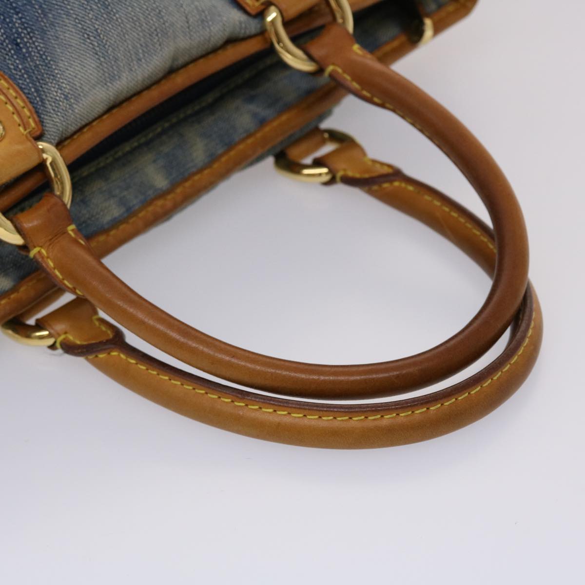 LOUIS VUITTON Monogram Denim Neo Cabby GM Hand Bag 2way Blue M95350 45670