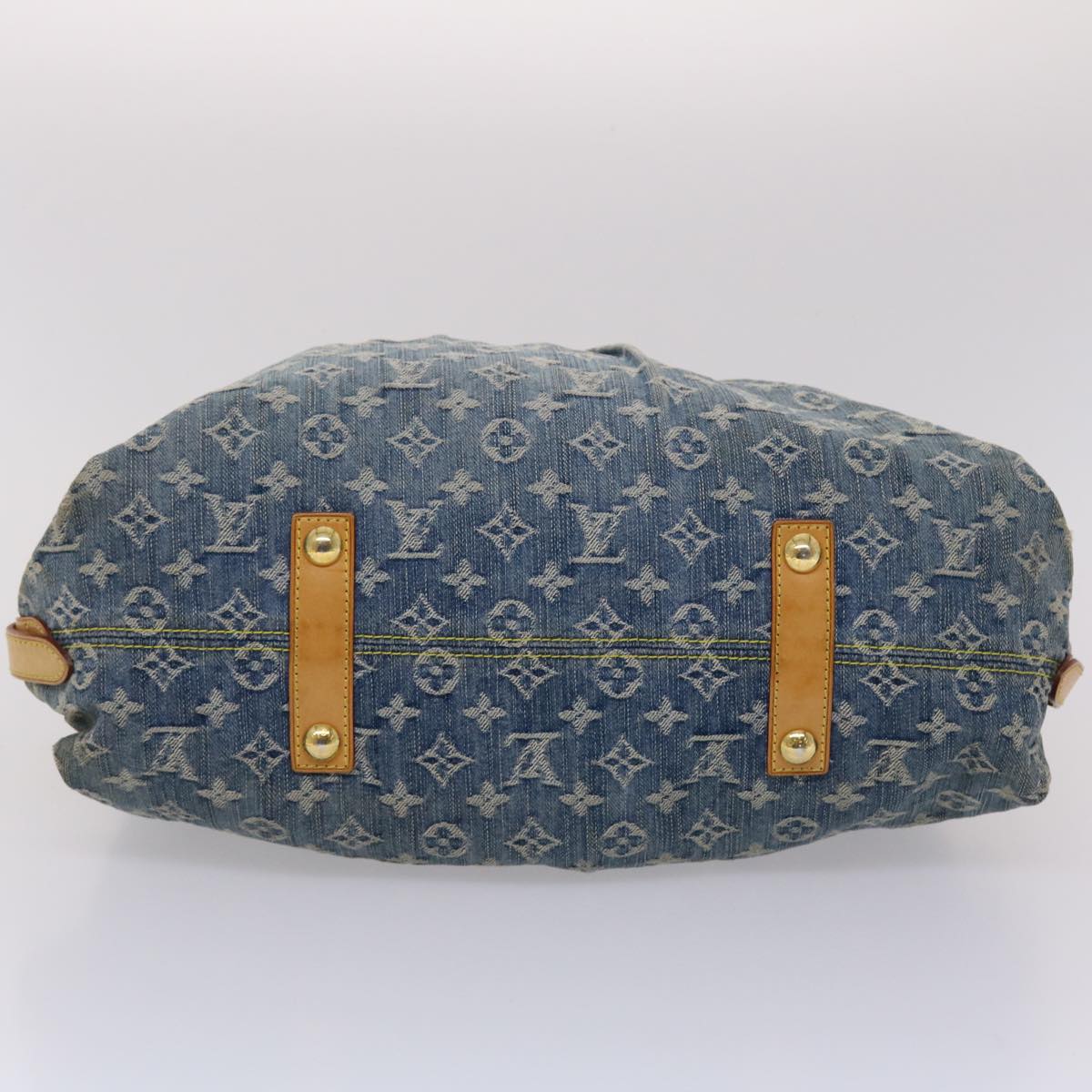 LOUIS VUITTON Monogram Denim Neo Cabby GM Hand Bag 2way Blue M95350 45670