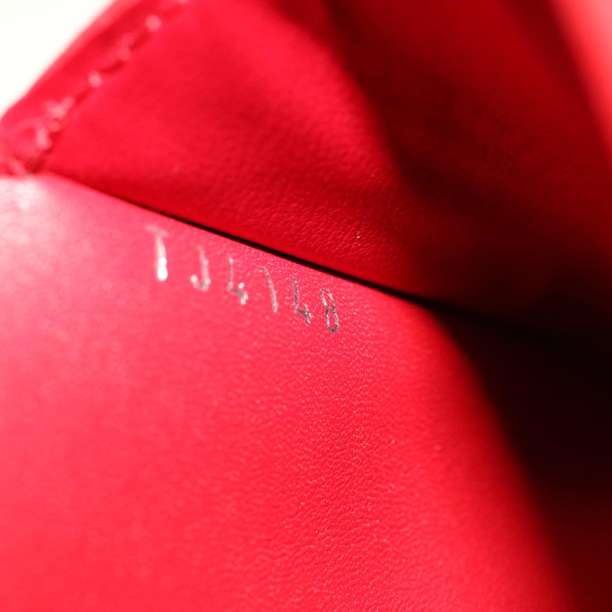 LOUIS VUITTON New Wave Zipto Compact Wallet Wallet Red M63790 LV 45674