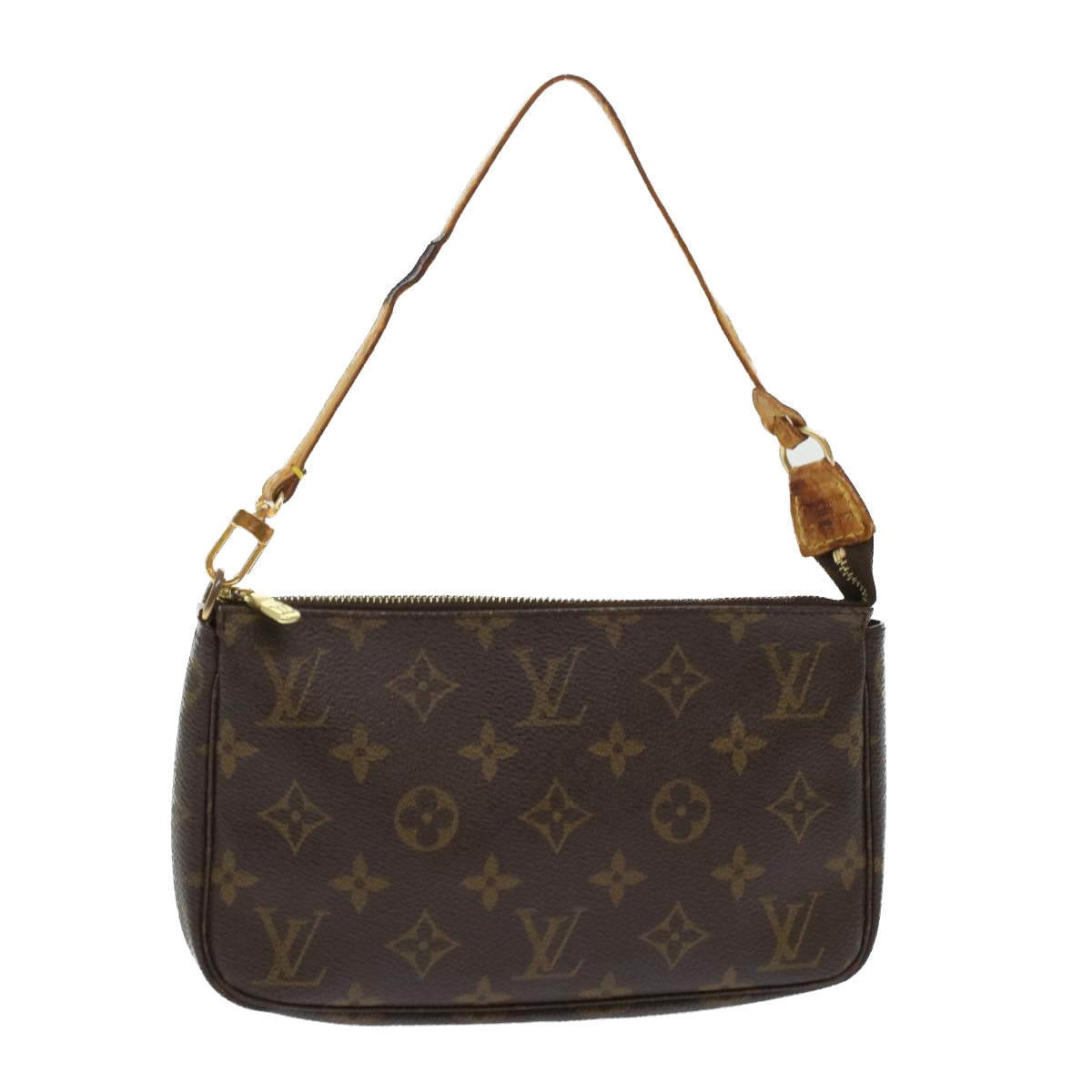 LOUIS VUITTON Monogram Pochette Accessoires Pouch M51980 LV 45676
