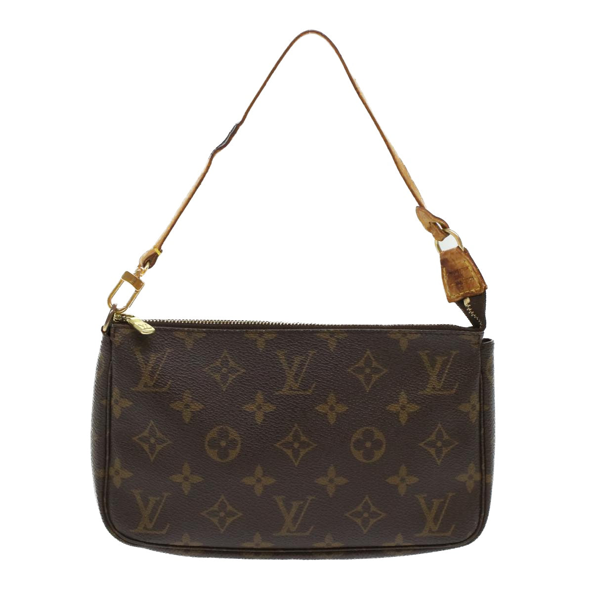 LOUIS VUITTON Monogram Pochette Accessoires Pouch M51980 LV 45676