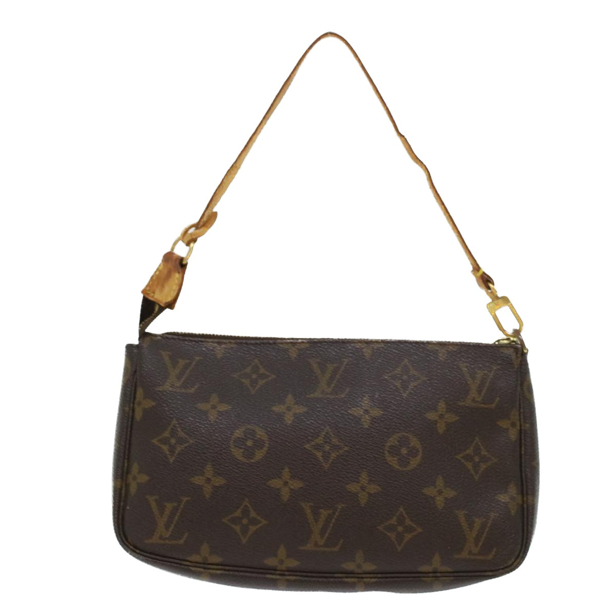LOUIS VUITTON Monogram Pochette Accessoires Pouch M51980 LV 45676