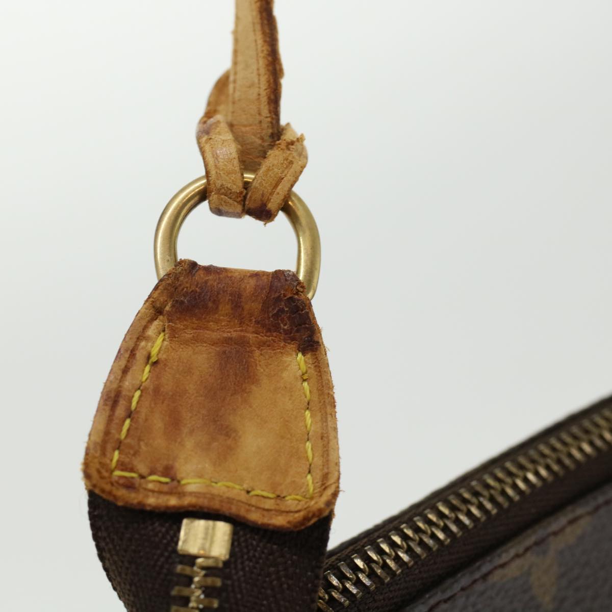 LOUIS VUITTON Monogram Pochette Accessoires Pouch M51980 LV 45676