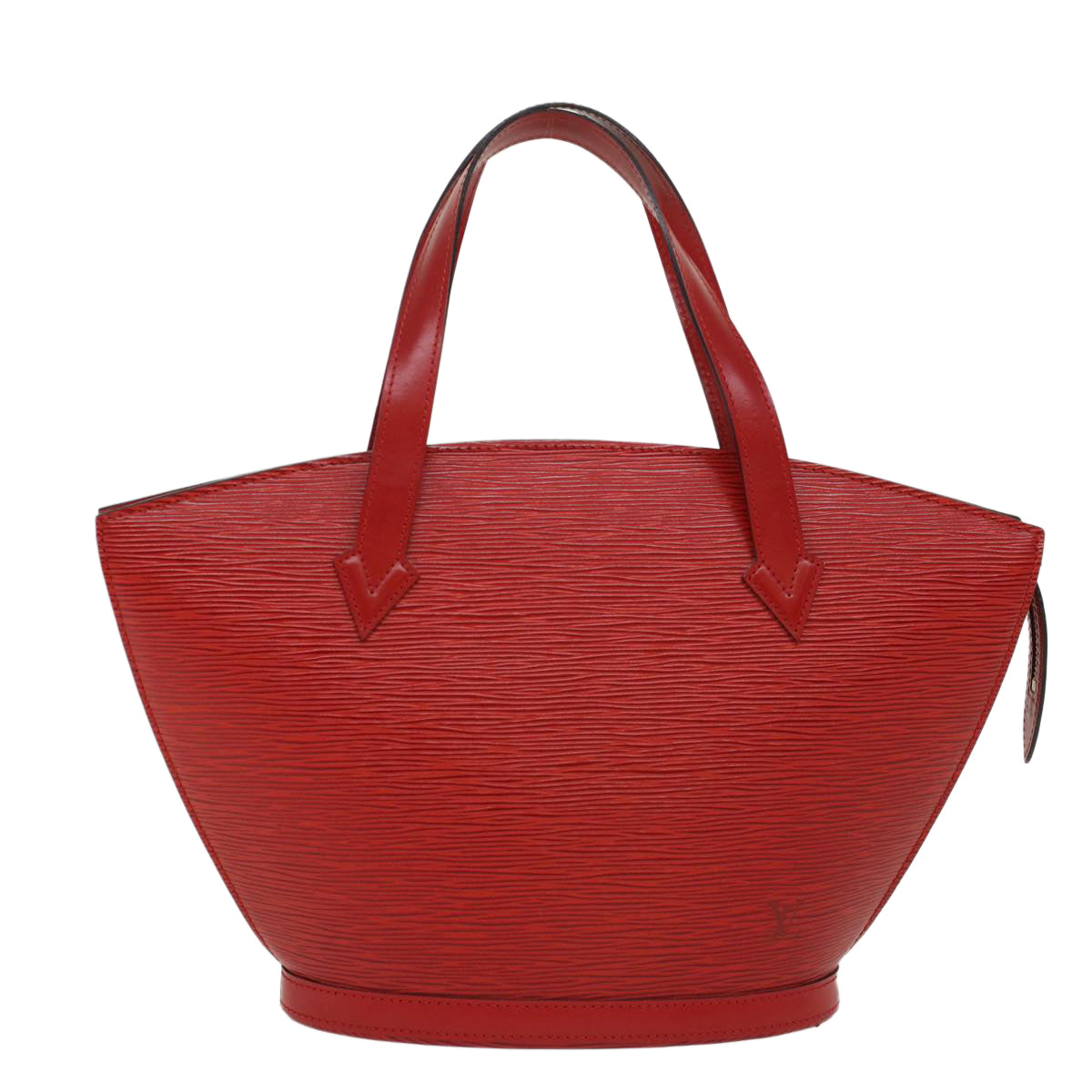 LOUIS VUITTON Epi Saint Jacques Hand Bag Red M52277 LV 45680