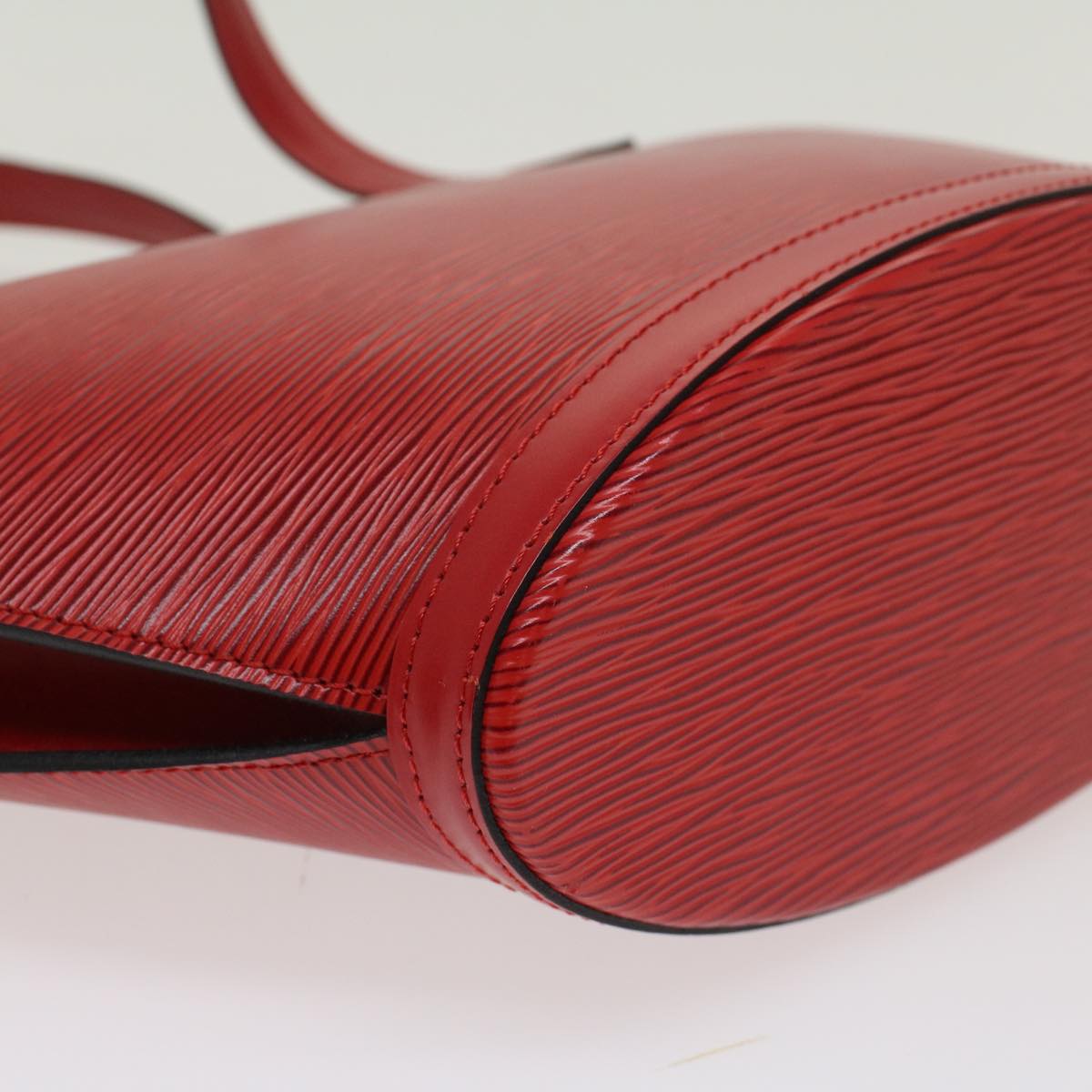 LOUIS VUITTON Epi Saint Jacques Hand Bag Red M52277 LV 45680