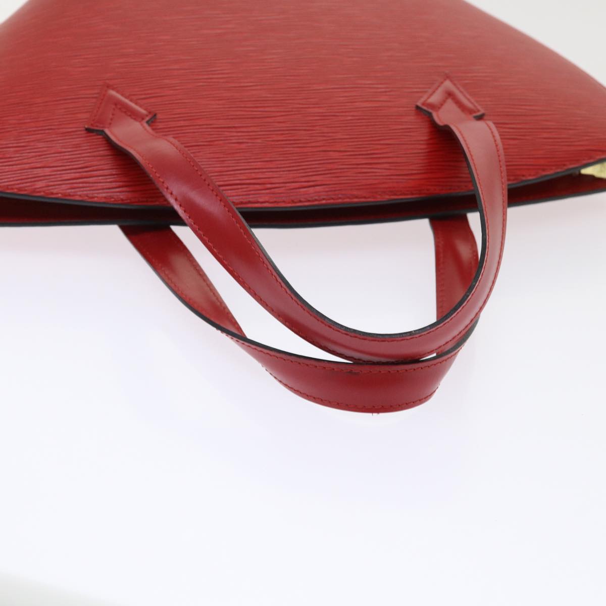 LOUIS VUITTON Epi Saint Jacques Hand Bag Red M52277 LV 45680