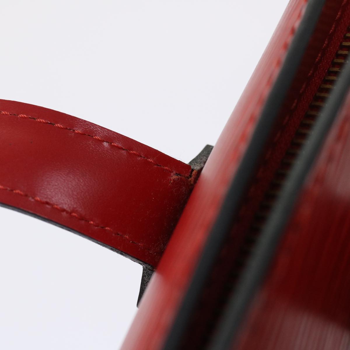 LOUIS VUITTON Epi Saint Jacques Hand Bag Red M52277 LV 45680