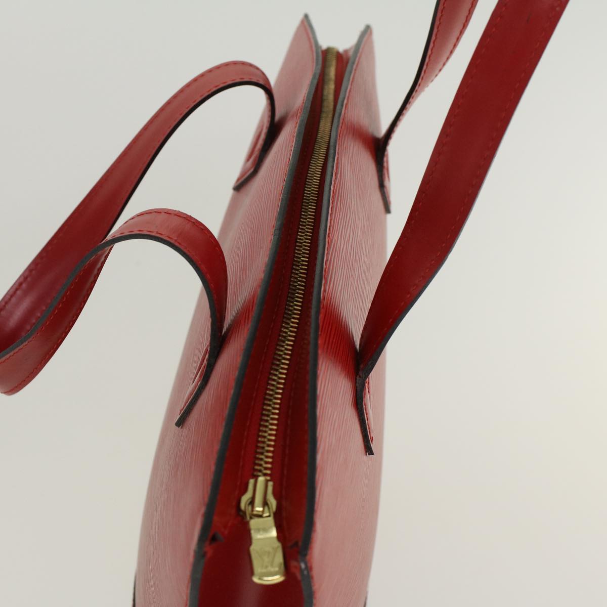 LOUIS VUITTON Epi Saint Jacques Hand Bag Red M52277 LV 45680