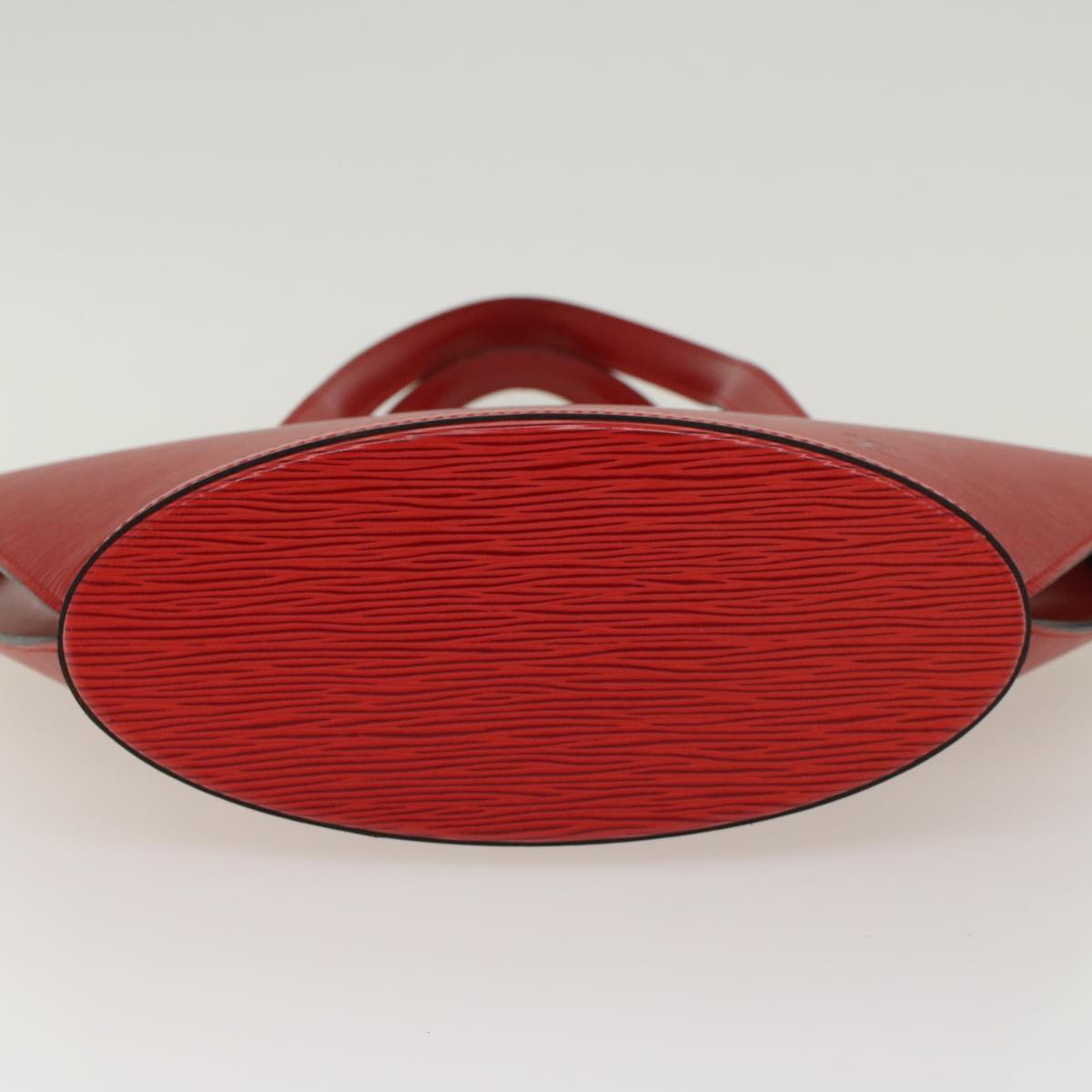 LOUIS VUITTON Epi Saint Jacques Hand Bag Red M52277 LV 45680