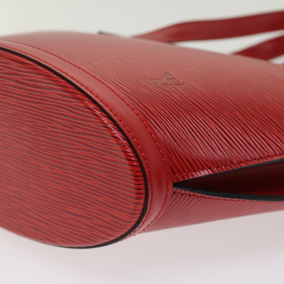 LOUIS VUITTON Epi Saint Jacques Hand Bag Red M52277 LV 45680