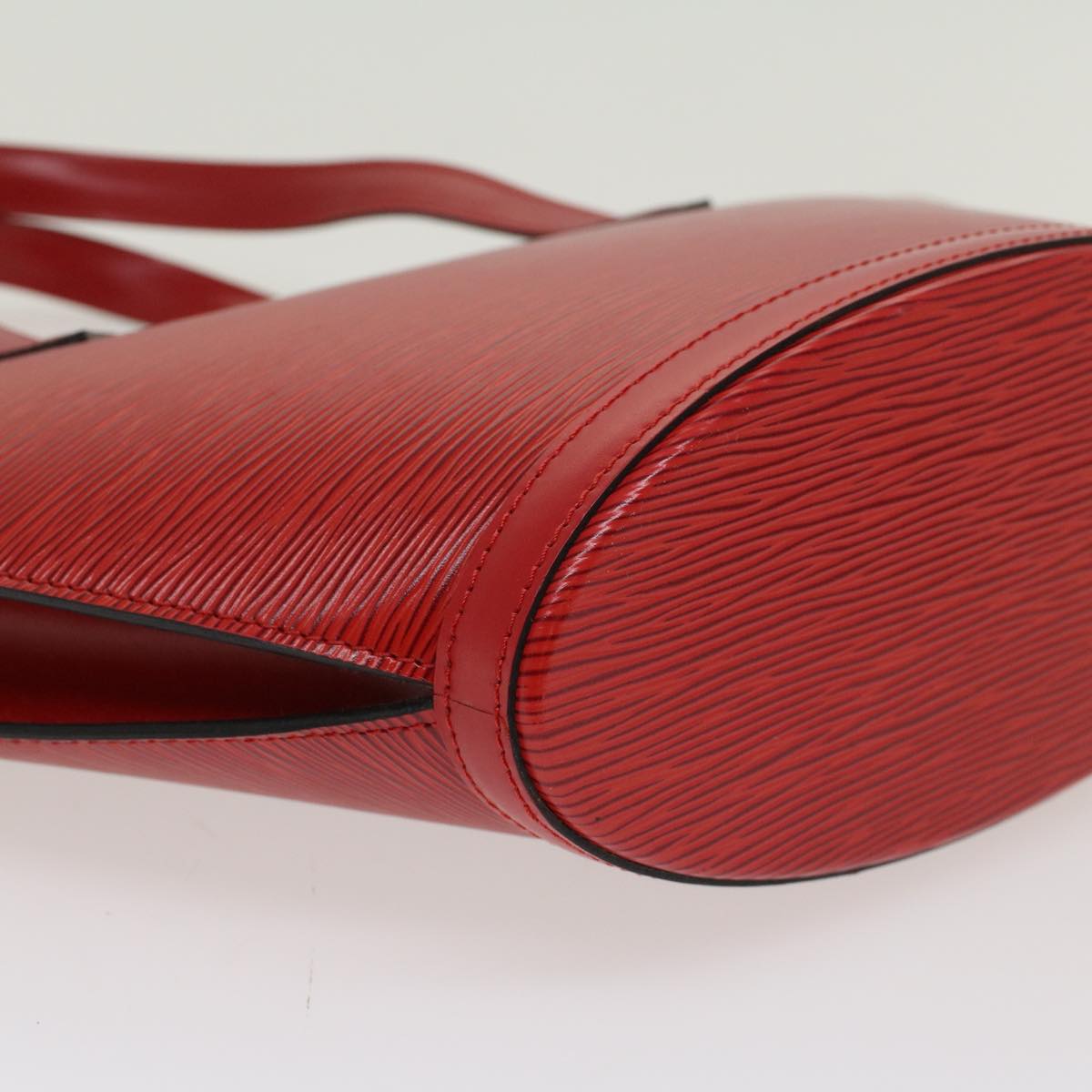 LOUIS VUITTON Epi Saint Jacques Hand Bag Red M52277 LV 45680