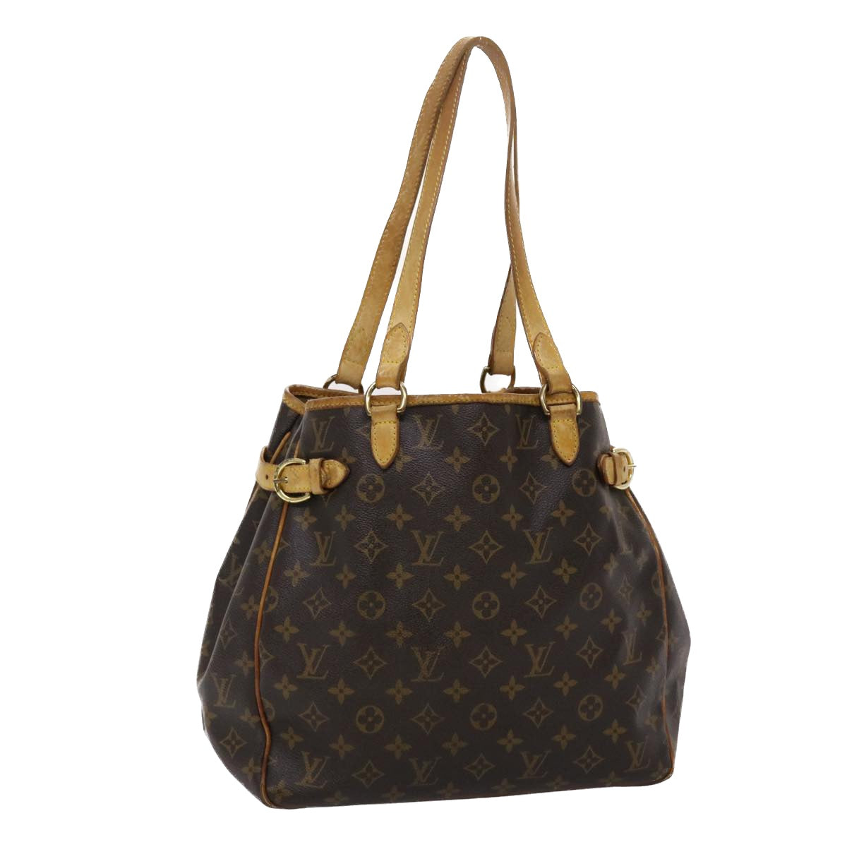 LOUIS VUITTON Monogram Batignolles Vertical Tote Bag M51153 LV 45683
