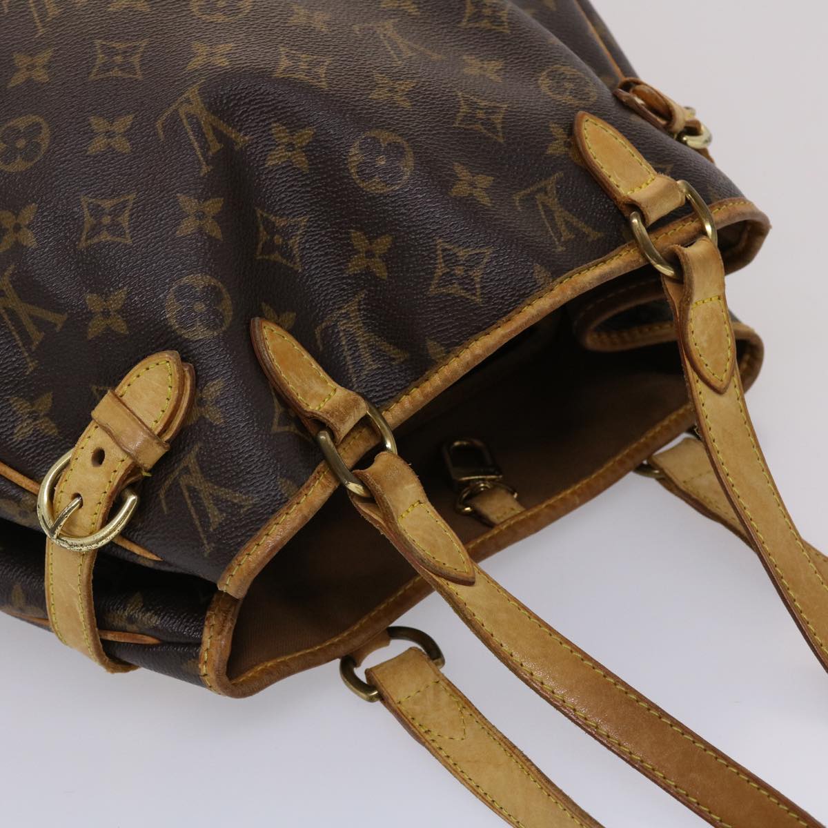 LOUIS VUITTON Monogram Batignolles Vertical Tote Bag M51153 LV 45683