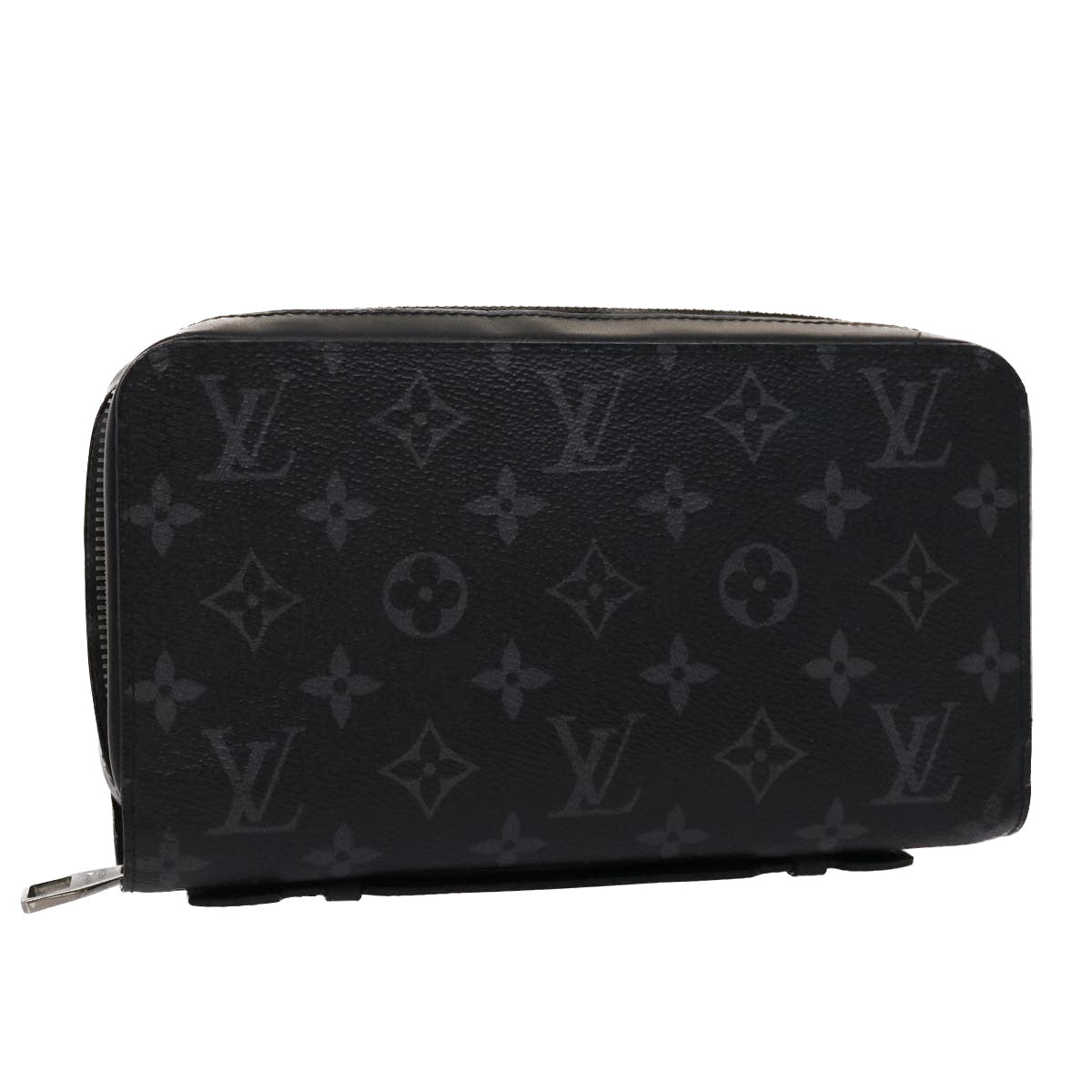 LOUIS VUITTON Monogram Eclipse Zippy XL Travel Case M61698 LV 45688