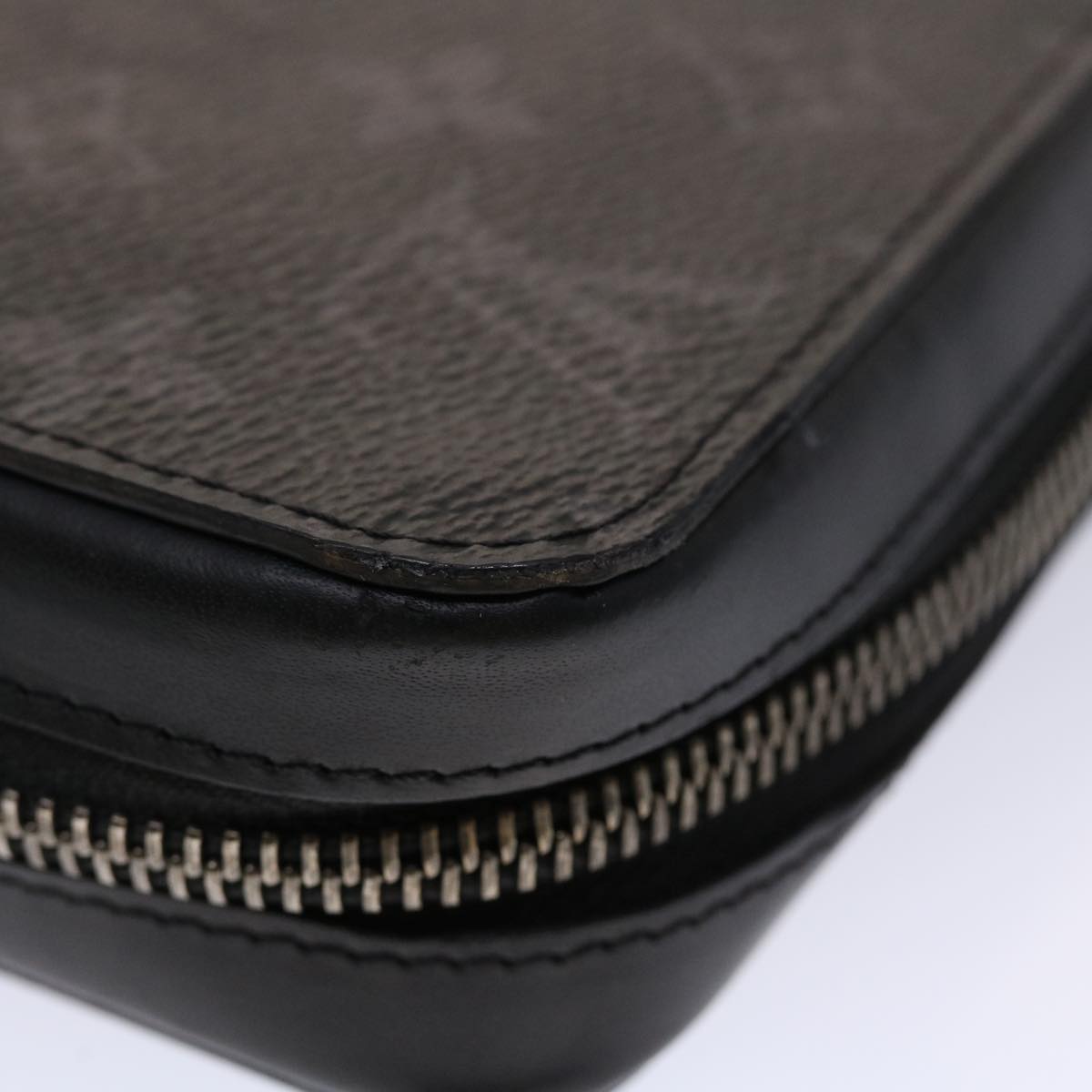 LOUIS VUITTON Monogram Eclipse Zippy XL Travel Case M61698 LV 45688