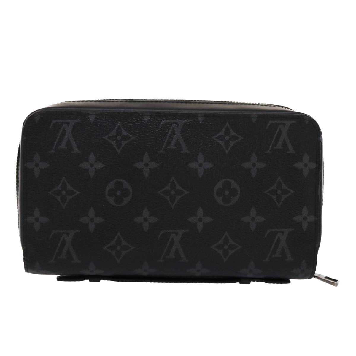 LOUIS VUITTON Monogram Eclipse Zippy XL Travel Case M61698 LV 45688