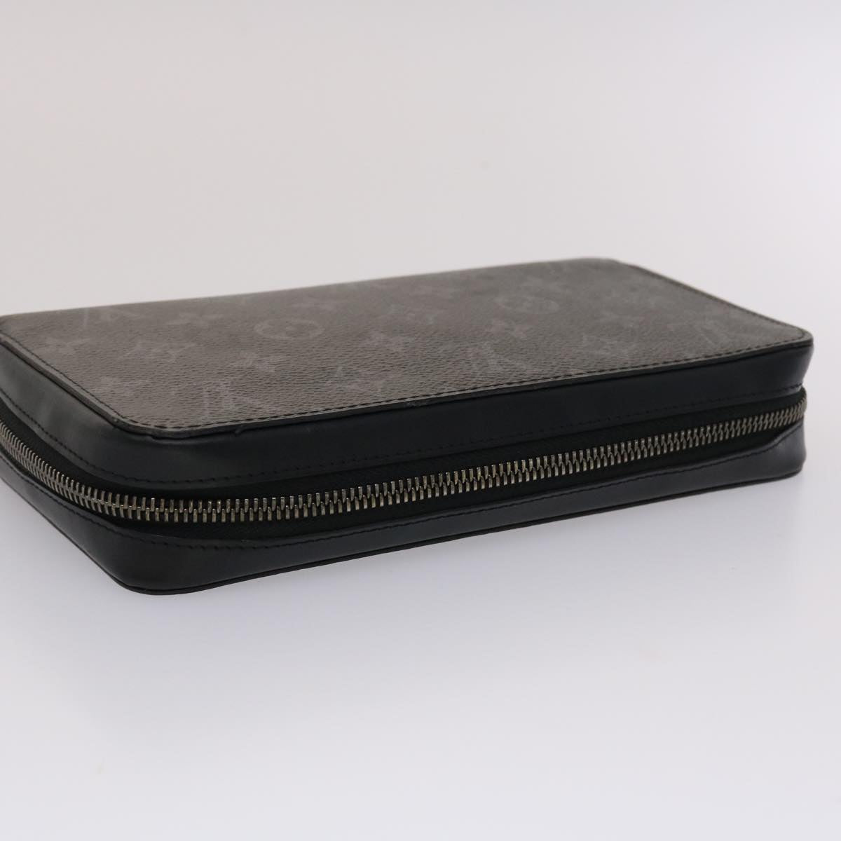 LOUIS VUITTON Monogram Eclipse Zippy XL Travel Case M61698 LV 45688