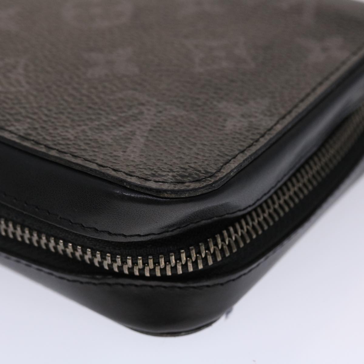 LOUIS VUITTON Monogram Eclipse Zippy XL Travel Case M61698 LV 45688