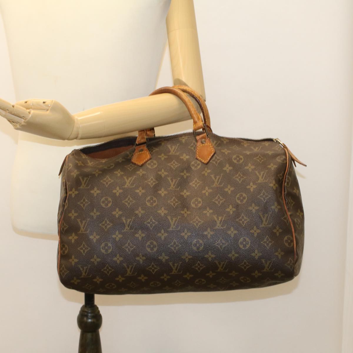 LOUIS VUITTON Monogram Speedy 40 Hand Bag M41522 LV 45692