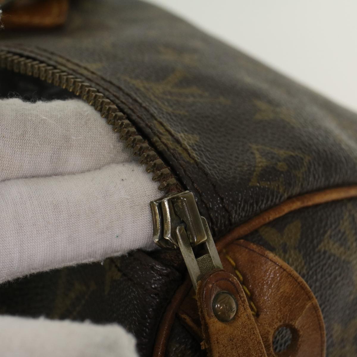 LOUIS VUITTON Monogram Speedy 40 Hand Bag M41522 LV 45692