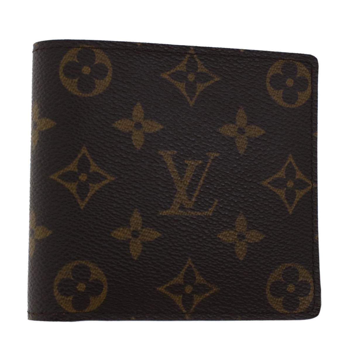 LOUIS VUITTON Monogram Portefeuille Marco Bifold Wallet M61675 LV 45694
