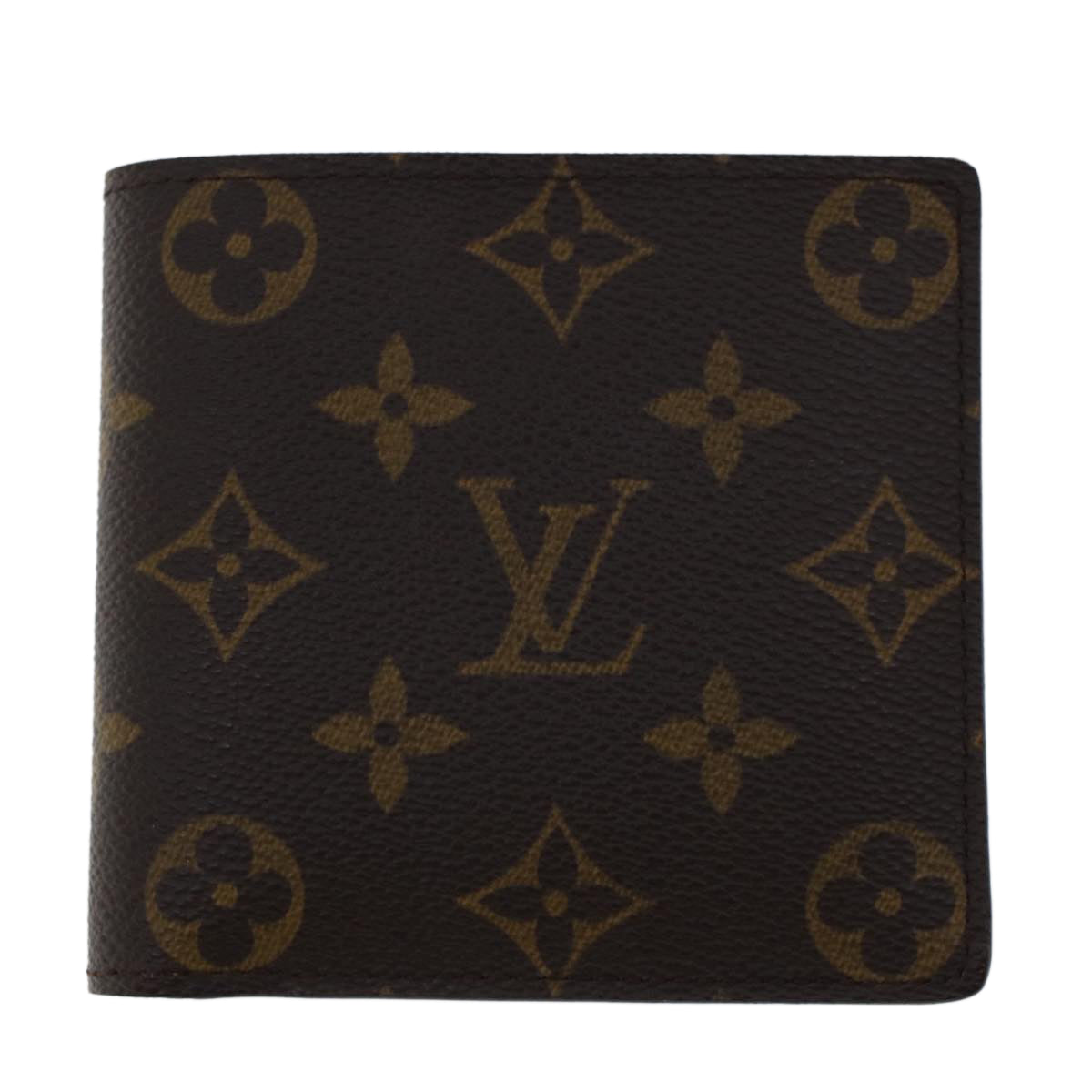 LOUIS VUITTON Monogram Portefeuille Marco Bifold Wallet M61675 LV 45694