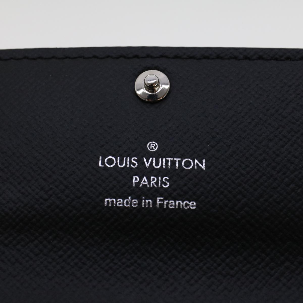 LOUIS VUITTON Monogram Eclipse Multicles6 Key Case M82603 LV 45696A