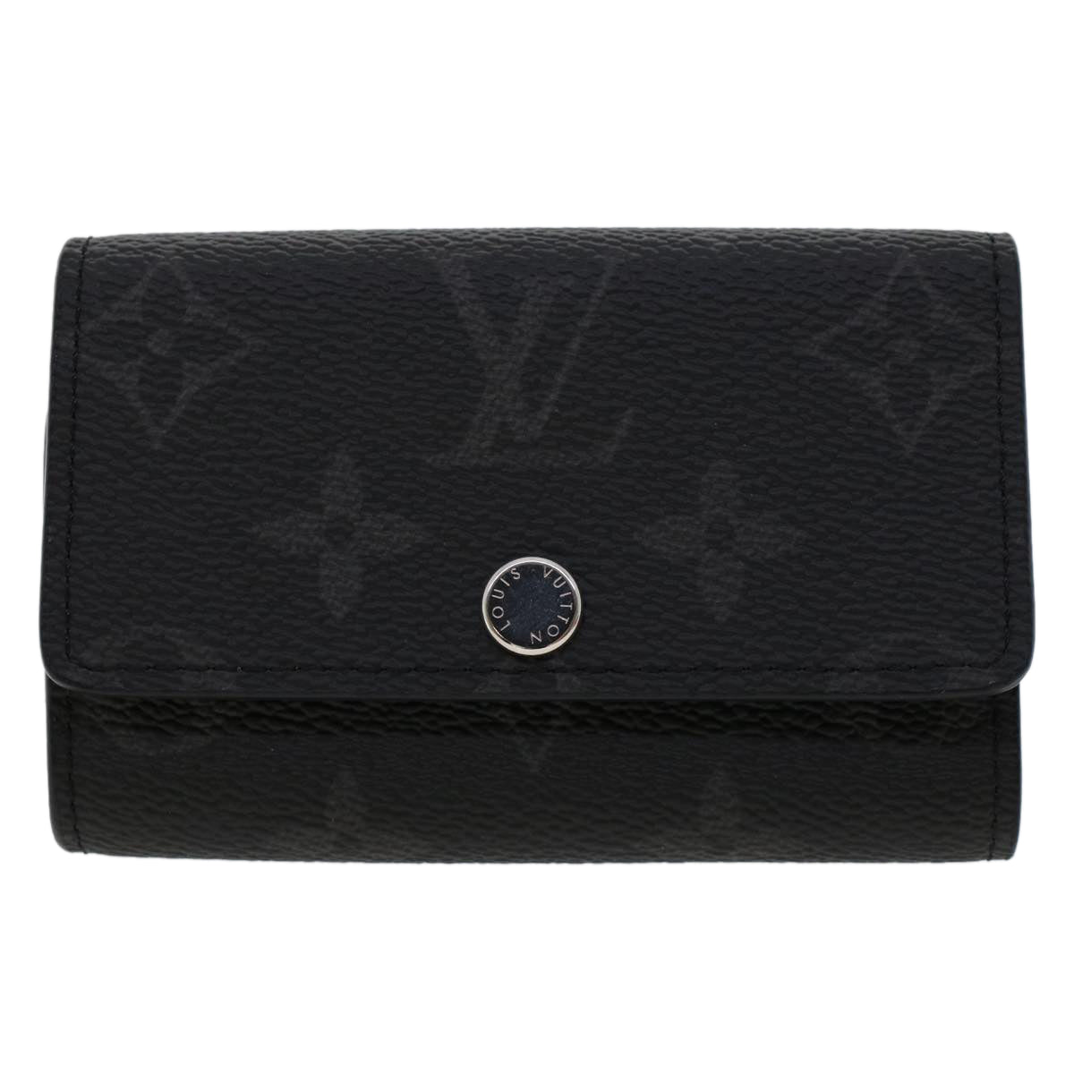 LOUIS VUITTON Monogram Eclipse Multicles6 Key Case M82603 LV 45696A