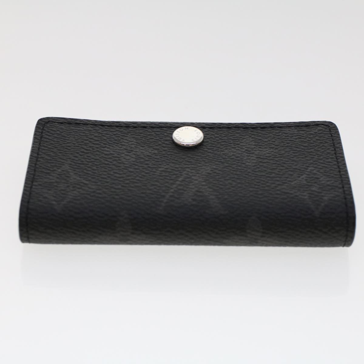 LOUIS VUITTON Monogram Eclipse Multicles6 Key Case M82603 LV 45696A