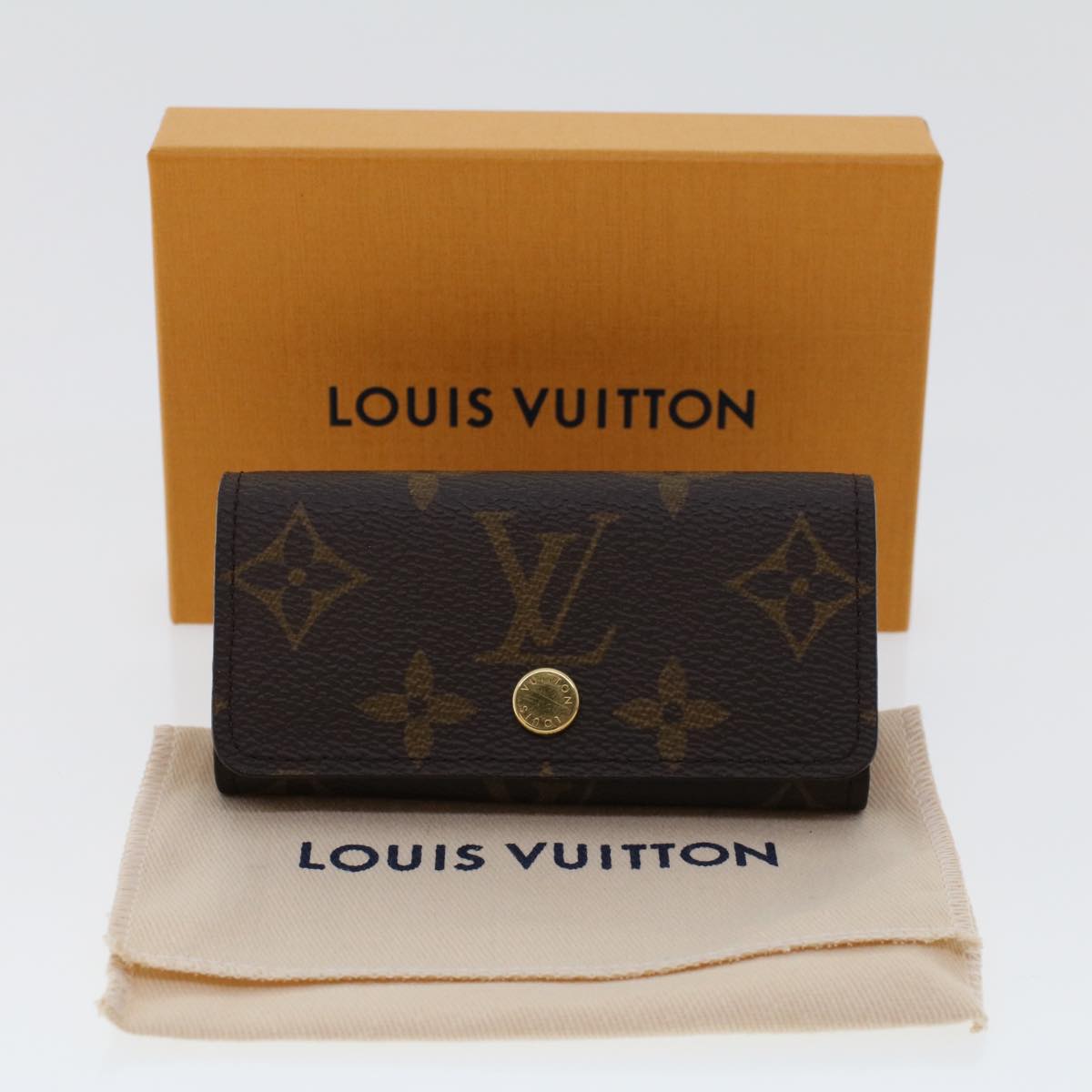 LOUIS VUITTON Monogram Multicles 4 Key Case M69517 LV 45700