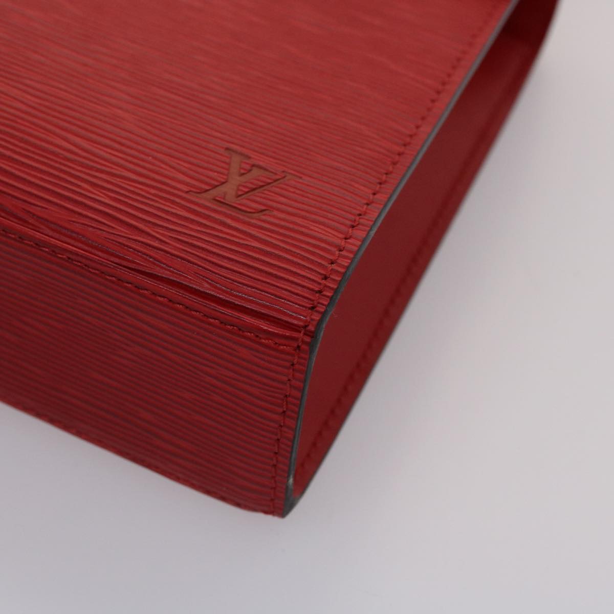 LOUIS VUITTON Epi Malesherbes Hand Bag Red M52377 LV 45709