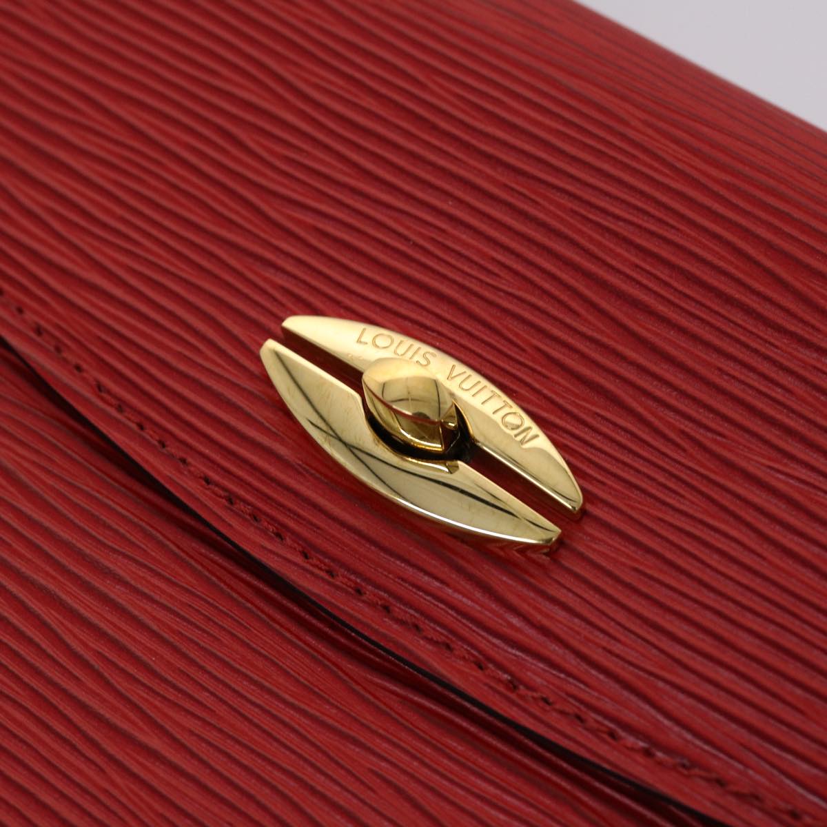 LOUIS VUITTON Epi Malesherbes Hand Bag Red M52377 LV 45709