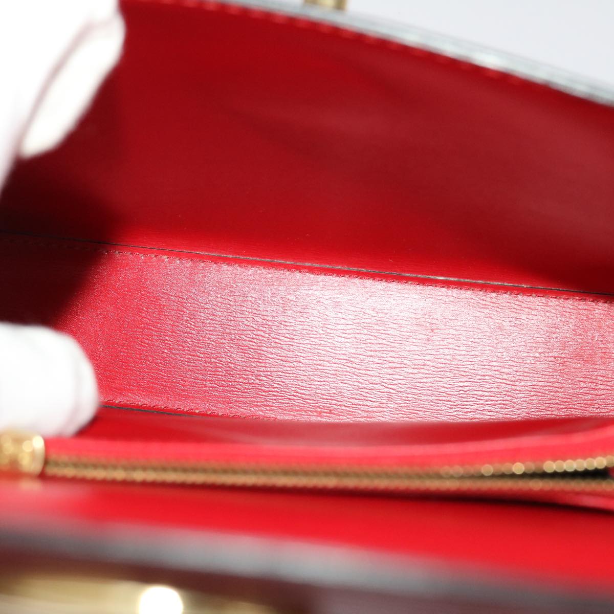 LOUIS VUITTON Epi Malesherbes Hand Bag Red M52377 LV 45709