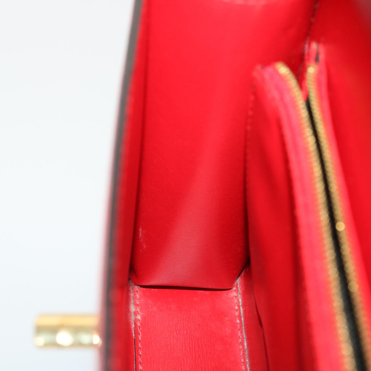 LOUIS VUITTON Epi Malesherbes Hand Bag Red M52377 LV 45709