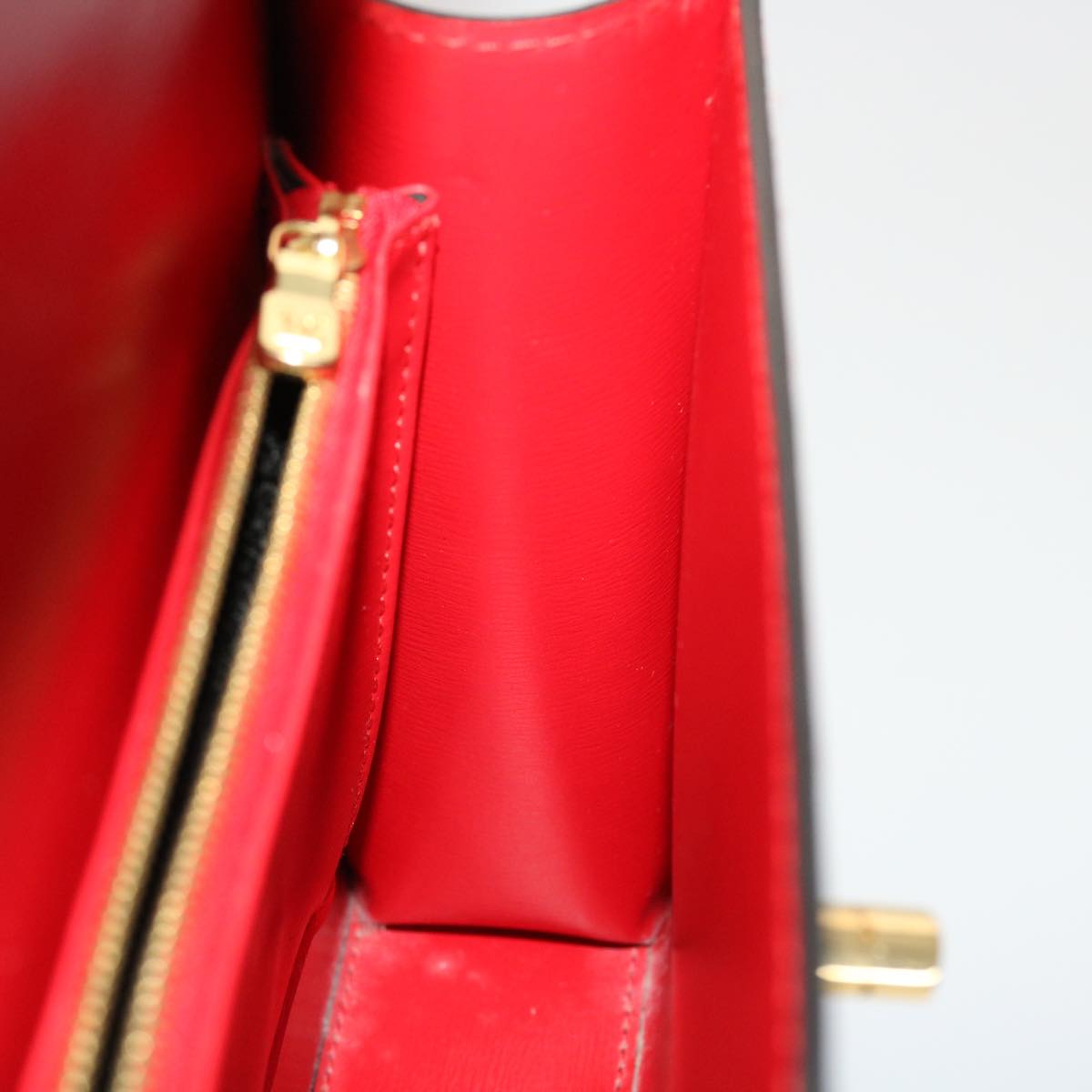 LOUIS VUITTON Epi Malesherbes Hand Bag Red M52377 LV 45709
