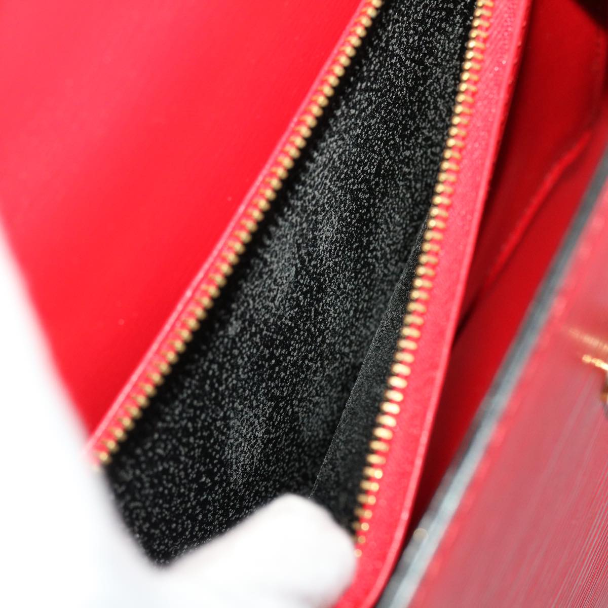 LOUIS VUITTON Epi Malesherbes Hand Bag Red M52377 LV 45709