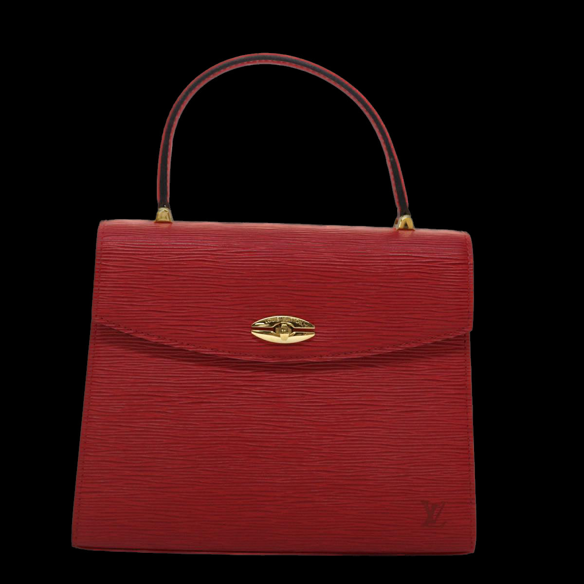 LOUIS VUITTON Epi Malesherbes Hand Bag Red M52377 LV 45709