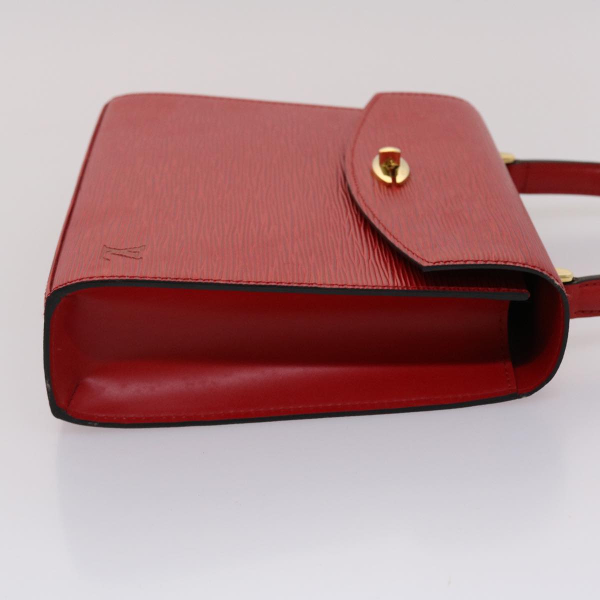 LOUIS VUITTON Epi Malesherbes Hand Bag Red M52377 LV 45709