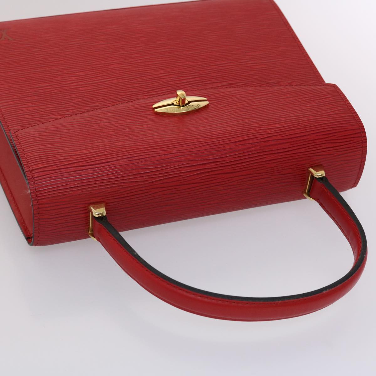 LOUIS VUITTON Epi Malesherbes Hand Bag Red M52377 LV 45709