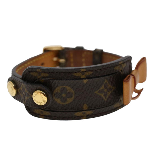 LOUIS VUITTON Monogram Porte a Dress Bracelet M92577 LV 45726